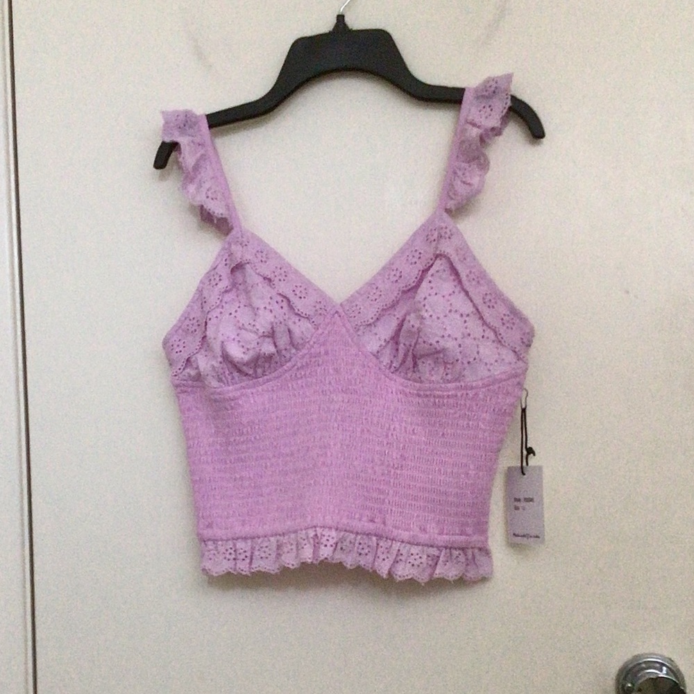 Japna Eyelet Bustier Crop Top